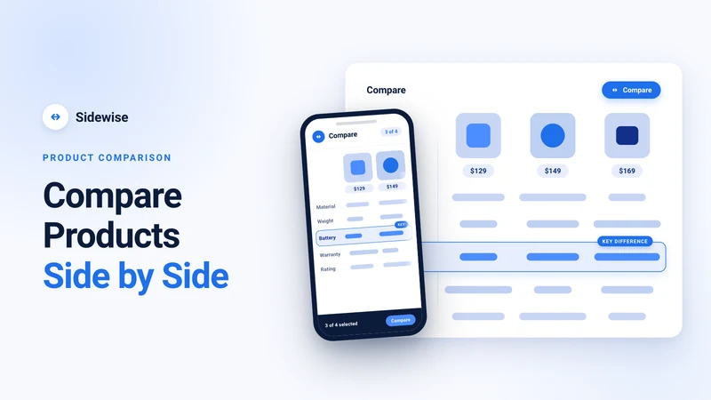 Sidewise Product Comparison