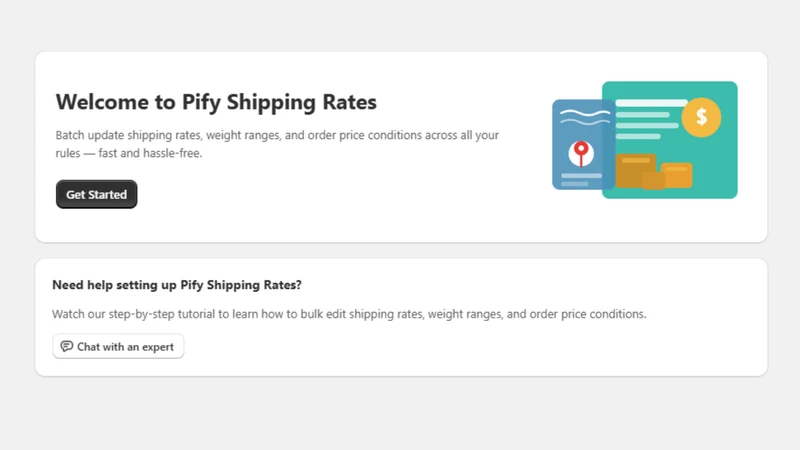 Pify Shipping Rates