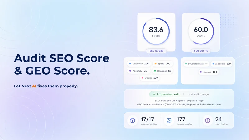 Next AI: Product Image SEO/GEO
