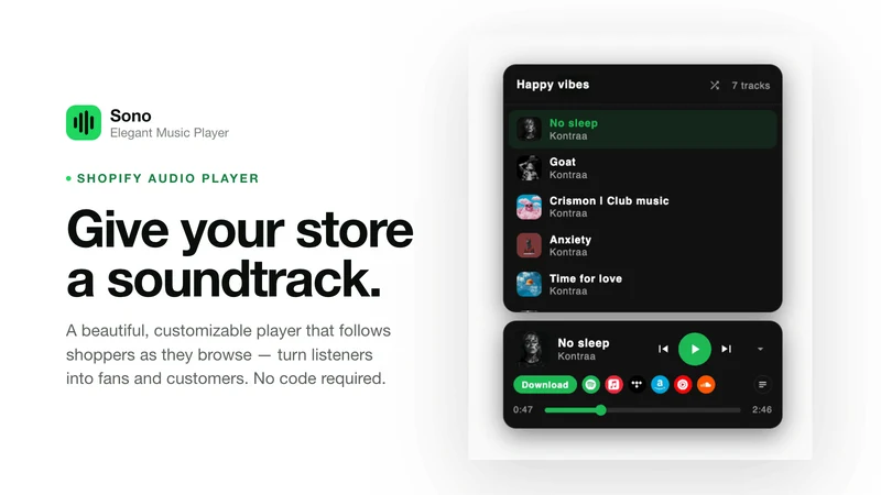 Sono: Elegant Music Player