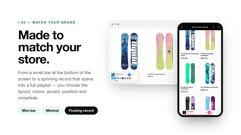 Sono: Elegant Music Player