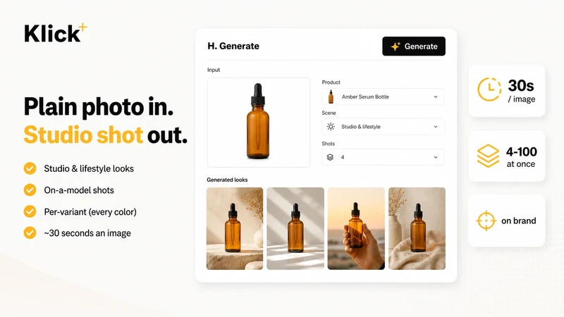 Klick: AI Product Mockups