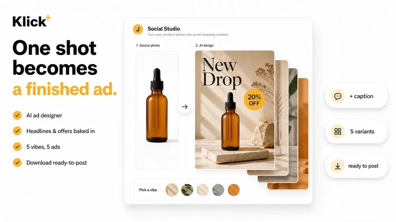 Klick: AI Product Mockups