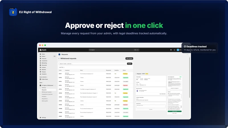 EU Withdrawal Button & Manager