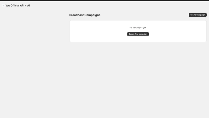 WA Official API + AI