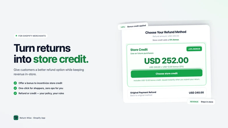 Return Wise: Return & Exchange