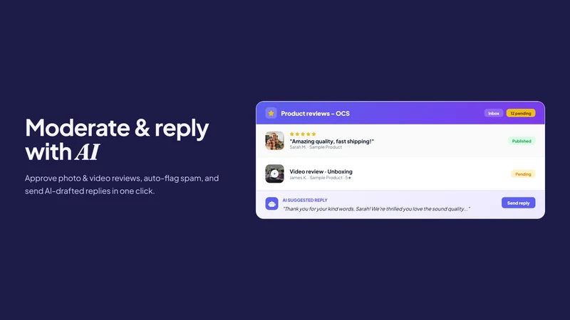 Product reviews ‑ OCS