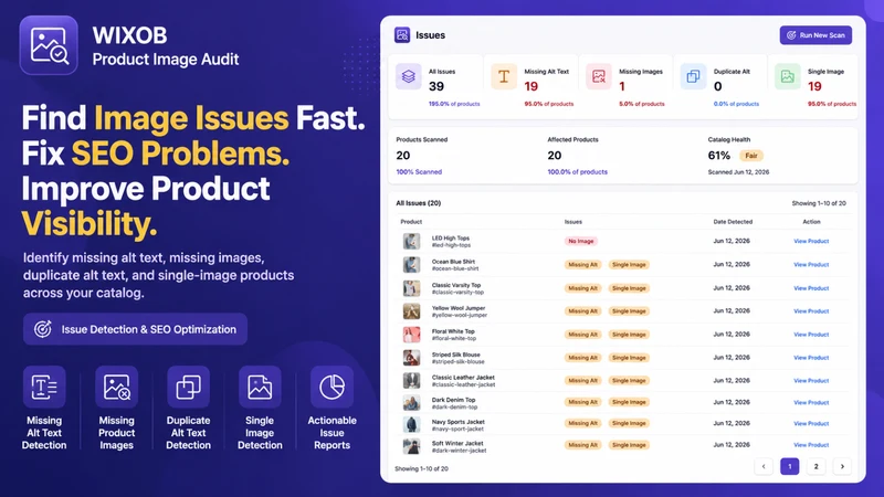 Wixob Product Image Audit