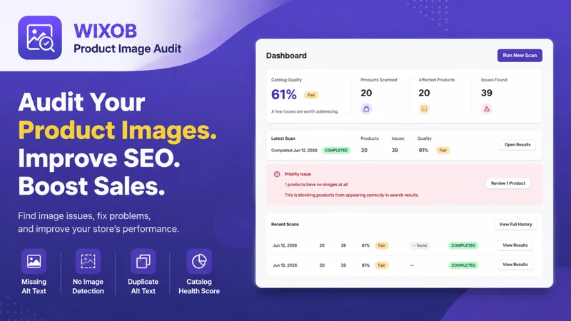 Wixob Product Image Audit