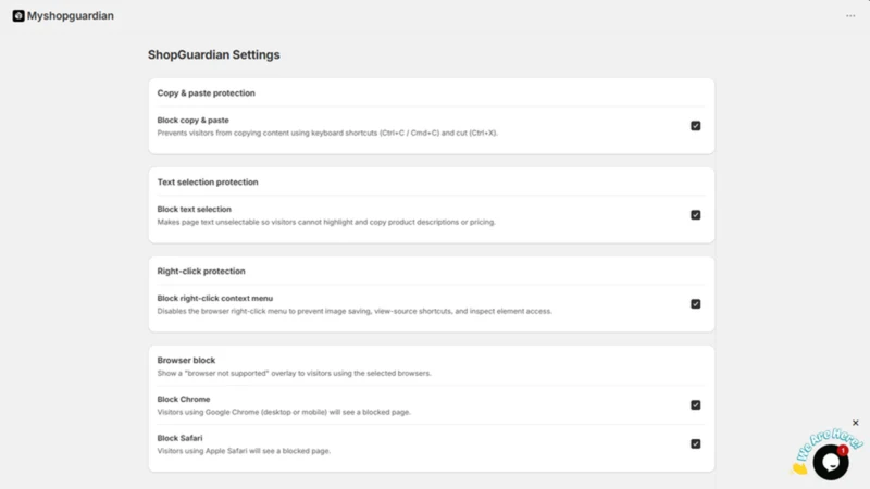 StoreGuard: Country & IP Block