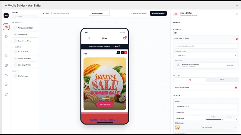Mobile Builder ‑ WanBuffer