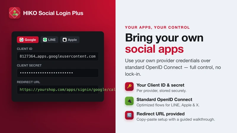HIKO Social Login Plus