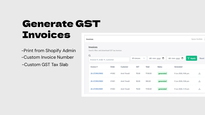 D2C GST Invoice Pro