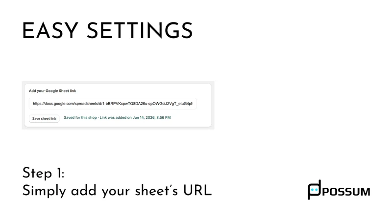 Google Sheets Orders Sync