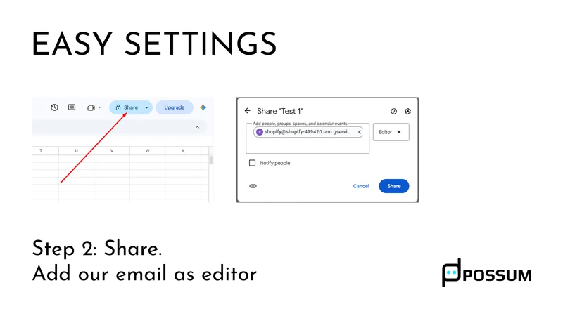 Google Sheets Orders Sync