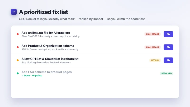 GEO Rocket: AI SEO & llms.txt