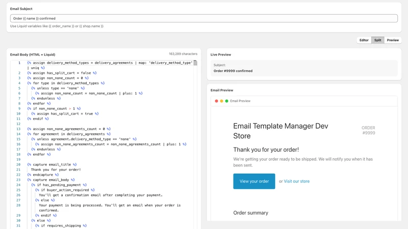 TestFlow ‑ Email Templates