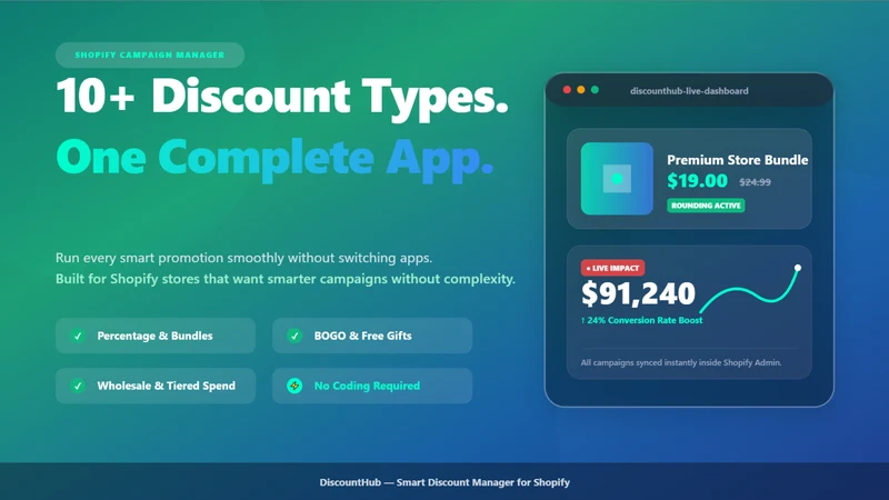 DiscountHub ‑ Smart Discount