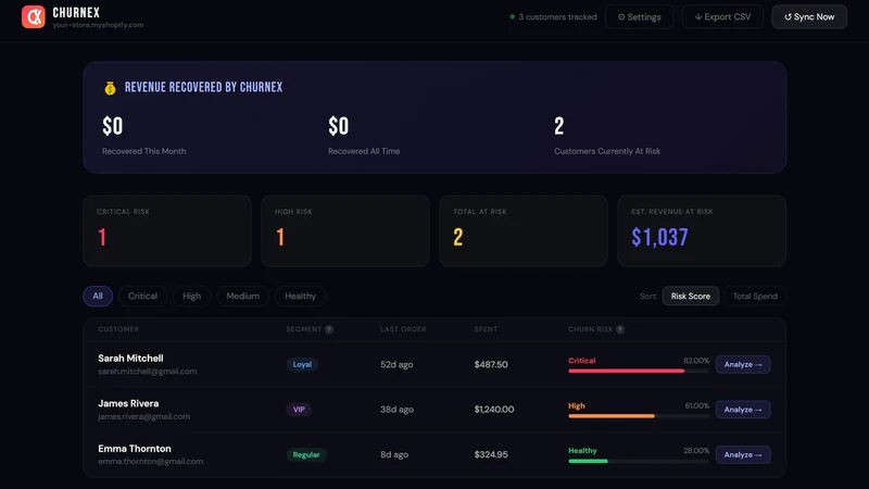 ChurnEx: AI Customer Retention