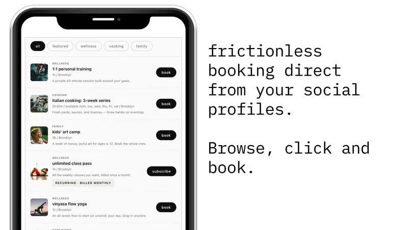 Bookable