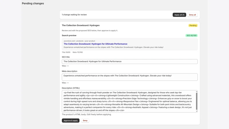 Talia ‑ AI SEO Autopilot
