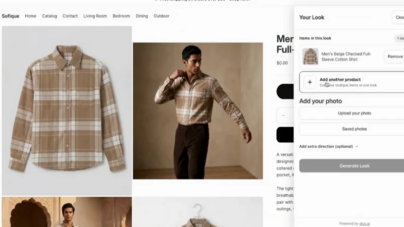 Stuv virtual try‑on