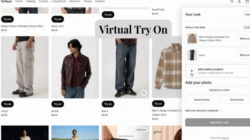 Stuv virtual try‑on