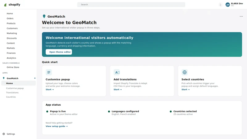GeoMatch
