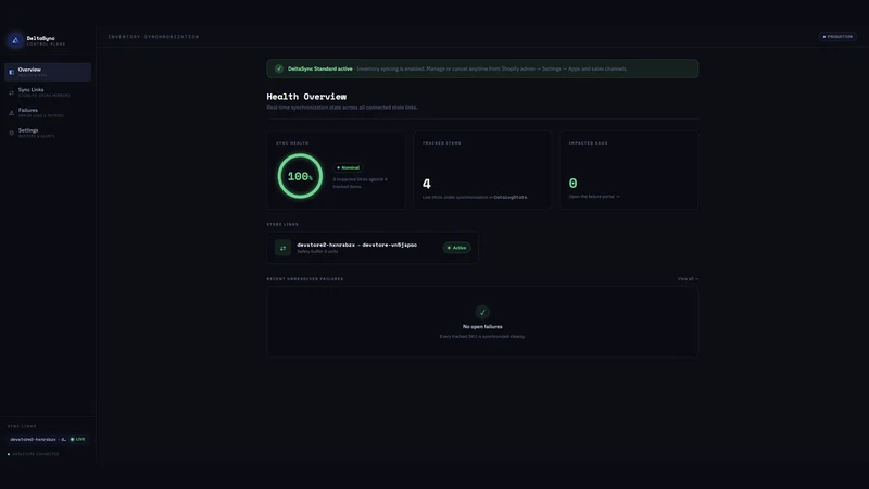 DeltaSync — Inventory Sync