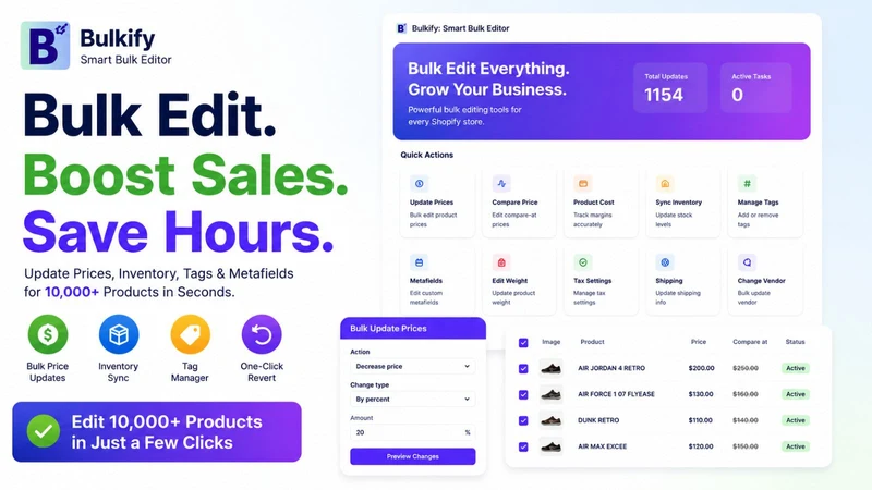 Bulkify: Smart Bulk Editor