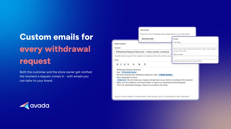 Avada EU Withdrawal Button