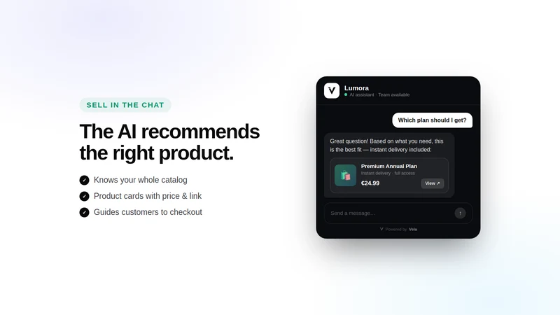 askVela – Chat & AI Support