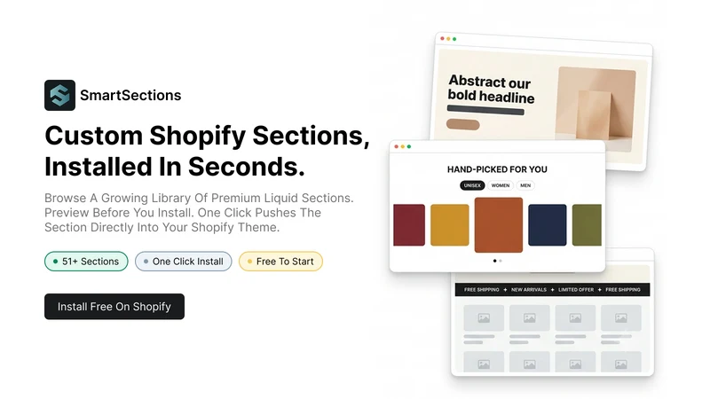 Instant Section: Theme Section