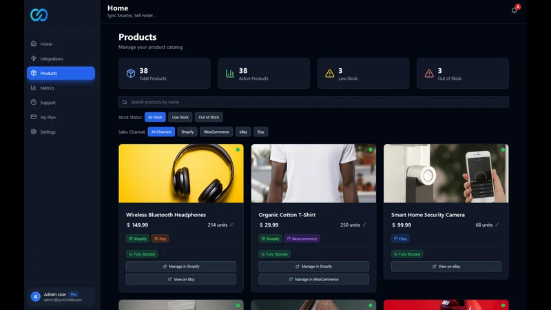 SyncLink66 Inventory Manager
