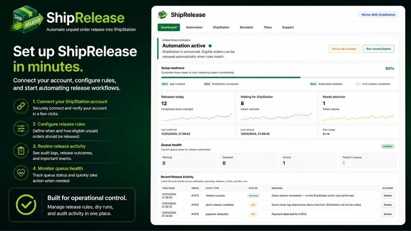 ShipRelease ‑ Order Release