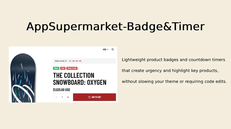 AppSupermarket‑Badge&Timer