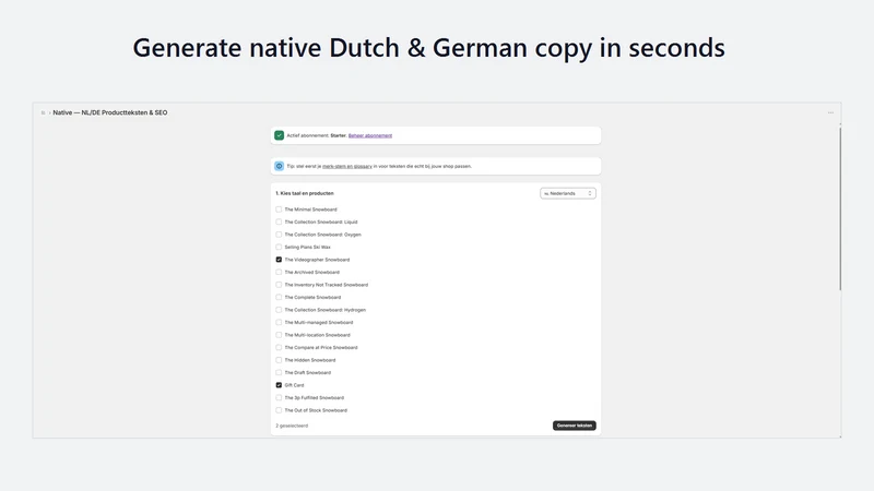 Lumen: Dutch & German Copy