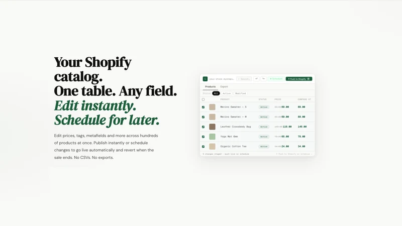Lederly: Bulk Edit & Schedule