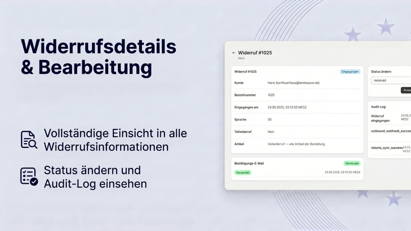 Euro Widerrufsbutton Pro