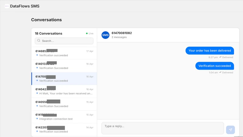 DataFlows SMS