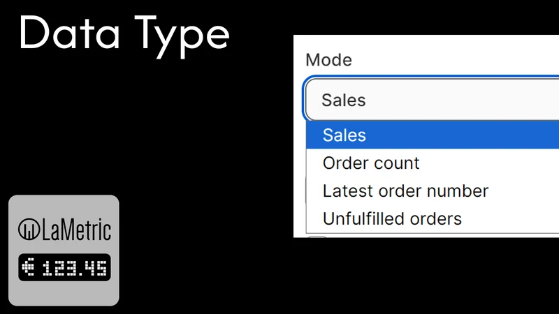 Sales Clock for LaMetric TIME