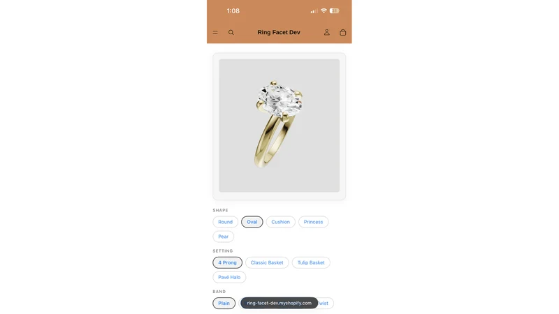 Ring Facet ‑ Ring Builder