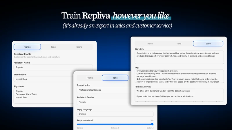 Repliva: AI Customer Support