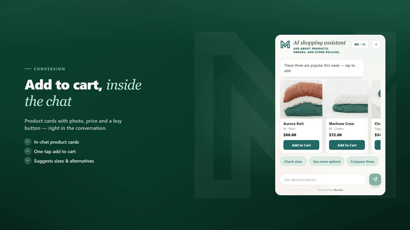 Mantio AI Chatbot