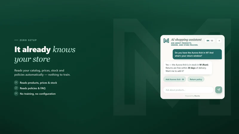Mantio AI Chatbot
