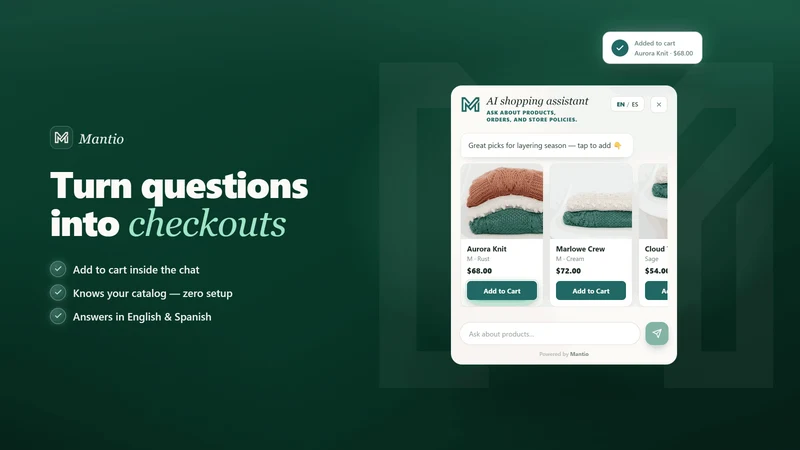 Mantio AI Chatbot