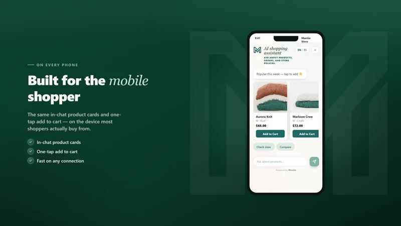 Mantio AI Chatbot