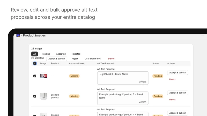 Image Alt Text Bulk Editor