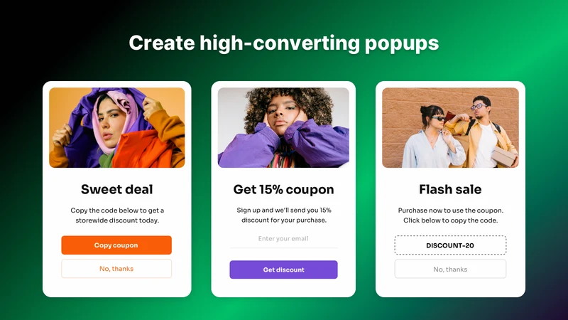 GSC Popup, Email Pop Up