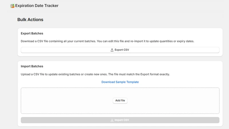 Devix Expiration Date Tracker